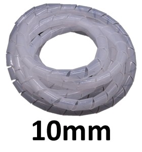 Spiralna maskownica organizator kabli 10mm 10m