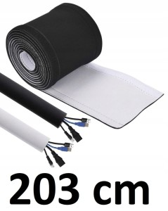 Neoprenowy organizator maskownica do kabli 203 cm