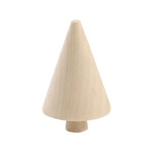 Choinka drewniana figurka dekoracja świąteczna DIY