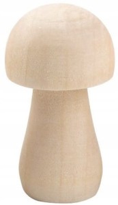 Pionki drewniane figurki GRZYBKI DIY 45mm 3szt