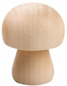 Pionki drewniane figurki GRZYBKI DIY 30mm 3szt