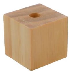 Kostka kwadrat klocek sześcian drewno 40mm 5szt