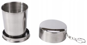 Kubek Turystyczny Składany 150ml Stal Nierdzewna